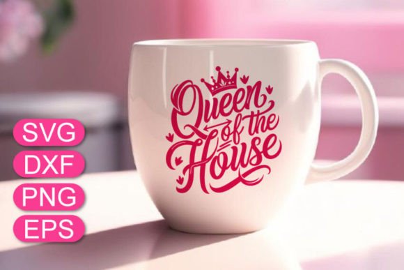 A Brand Designer's Review of Queen of the House SVG Lettering