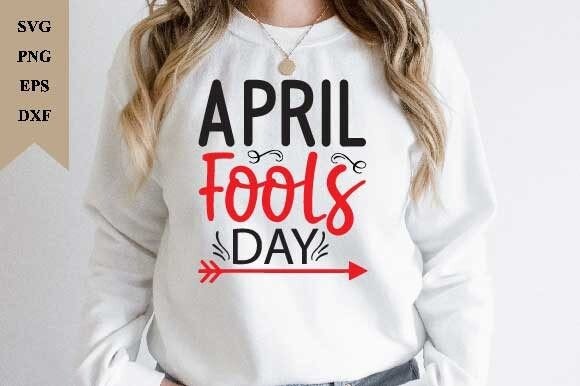 A Playful April Fools Day SVG Asset for Editorial Graphics & T-Shirt Designs