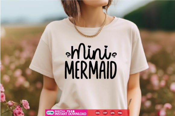 A Review of Mini Mermaid Svg Graphics for T-Shirt Designs