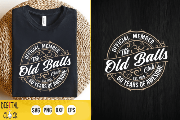 A Vintage Birthday 1965 Graphic for T-Shirt Designs & More