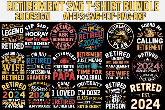 Professional Review: The Retirement SVG Bundle for Editorial Design