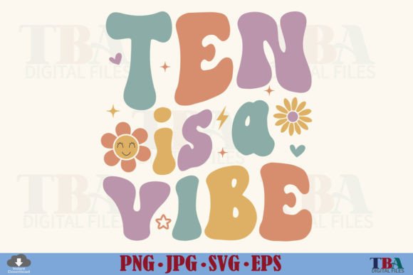 Vibe Graphics: Ten is a Vibe for T-Shirt Designs & Branding