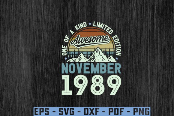 Vintage Birthday Graphics for Editorial & T-Shirt Designs